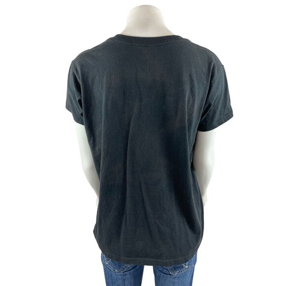 Disney Fantasia Short Sleeve T-Shirt Womens Medium Black Magic Hat - Picture 2 of 5